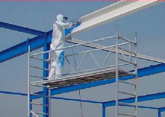 運城鋼結構構件油漆的噴涂，防腐防火都不能少